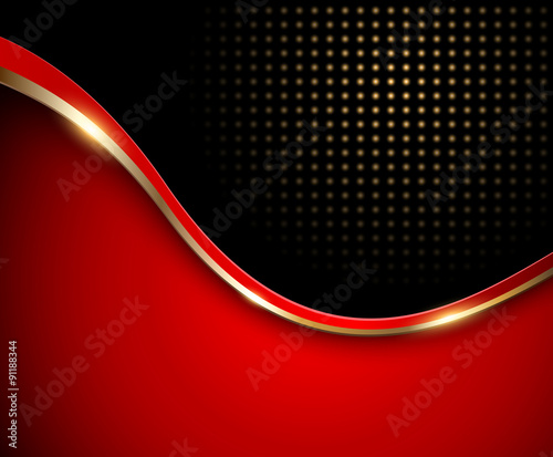 Abstract background red wit...