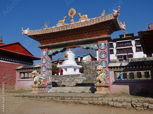 Monastère de Tengboche, Khumbu - Népal photo