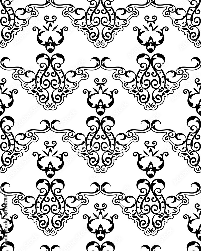 Seamless ornament fine pattern Seamless ornament fine pattern
