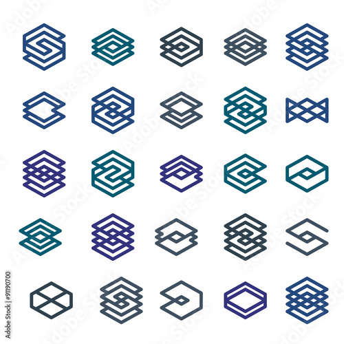 Abstract creative business ...
