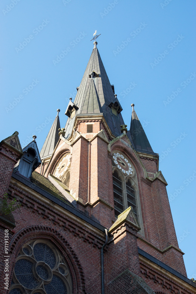Fototapeta premium Kreuzkirche in Herne, NRW, Deutschland