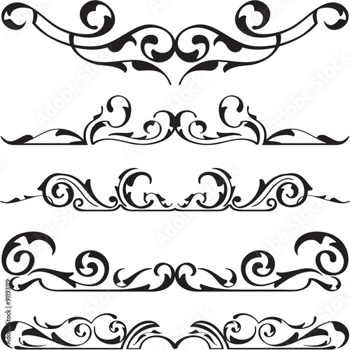 The baroque divide swirll set