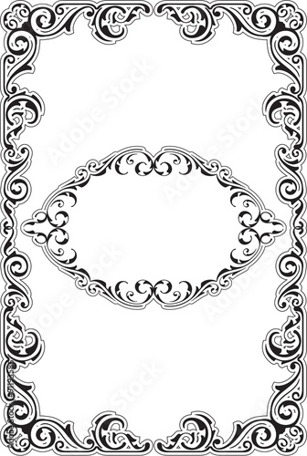 The perfect ornament baroque frame