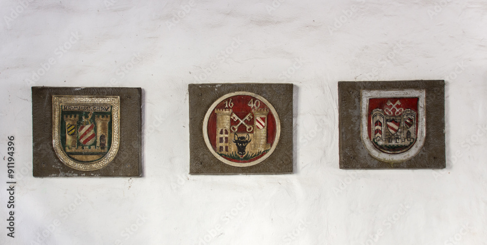 City arms of Crimmitschau, Germany, 2015 City arms of Crimmitschau, Germany, 2015