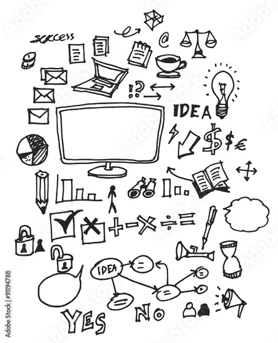 Business doodles