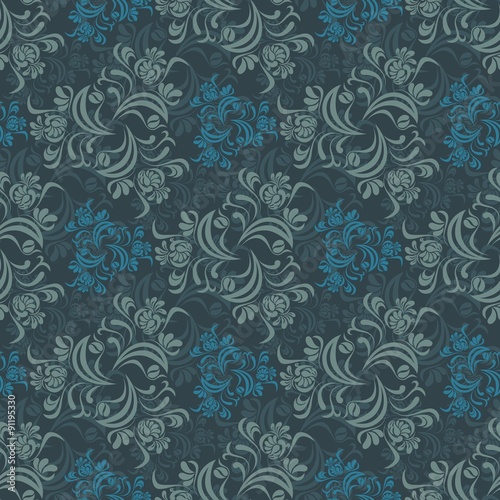 Blue Garden Pattern