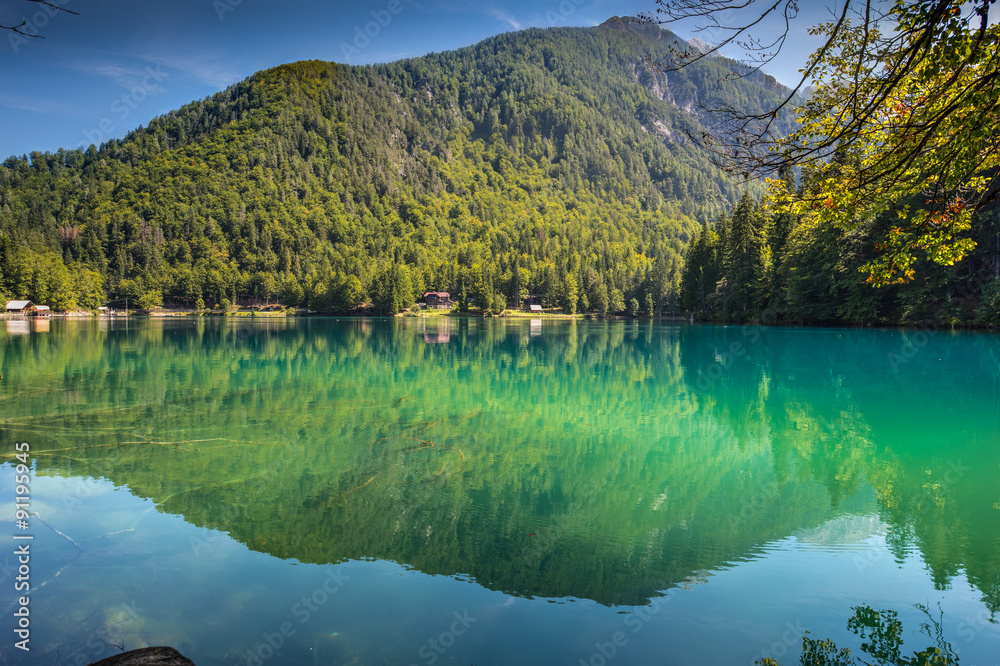 Lago Di Fusine - Mangart Lake in Summer