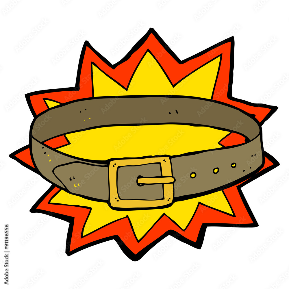 Obraz premium cartoon awesome new belt