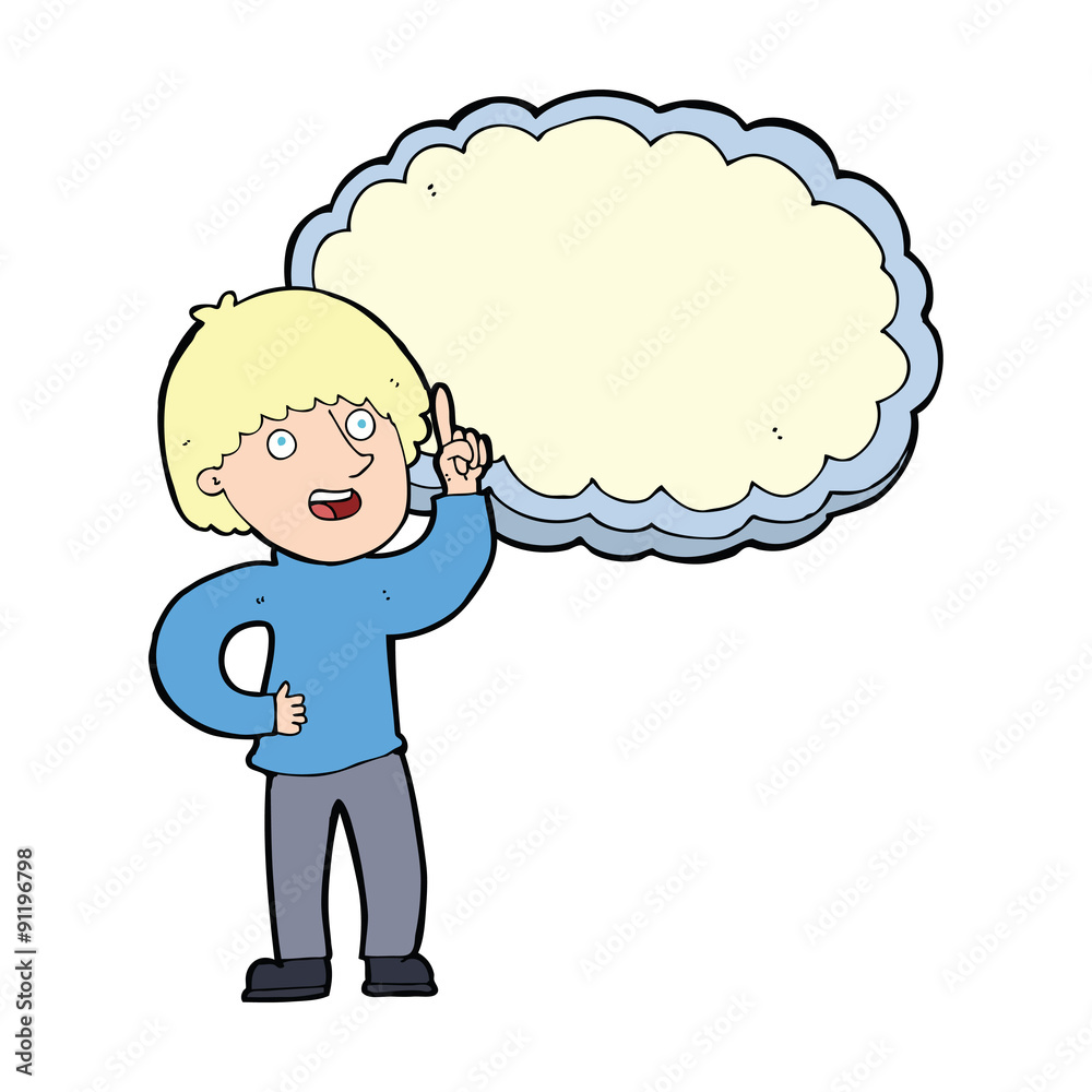 cartoon man with idea cartoon man with idea