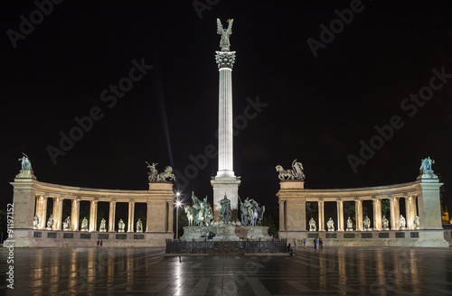 Heroes Square in Budapest © chrisdorney