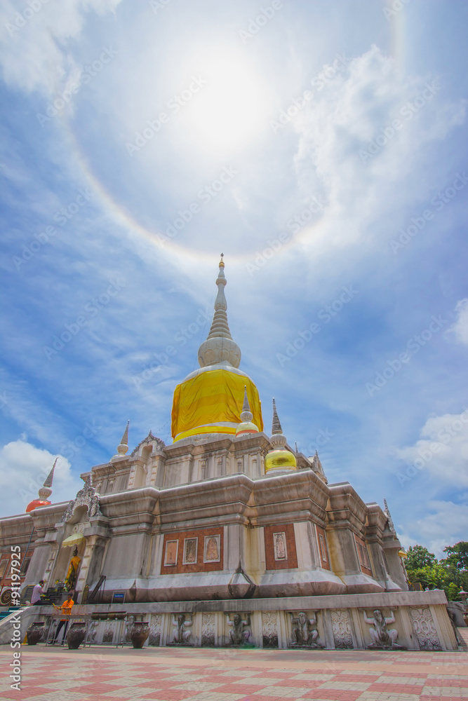 Relics in thailand temple public status