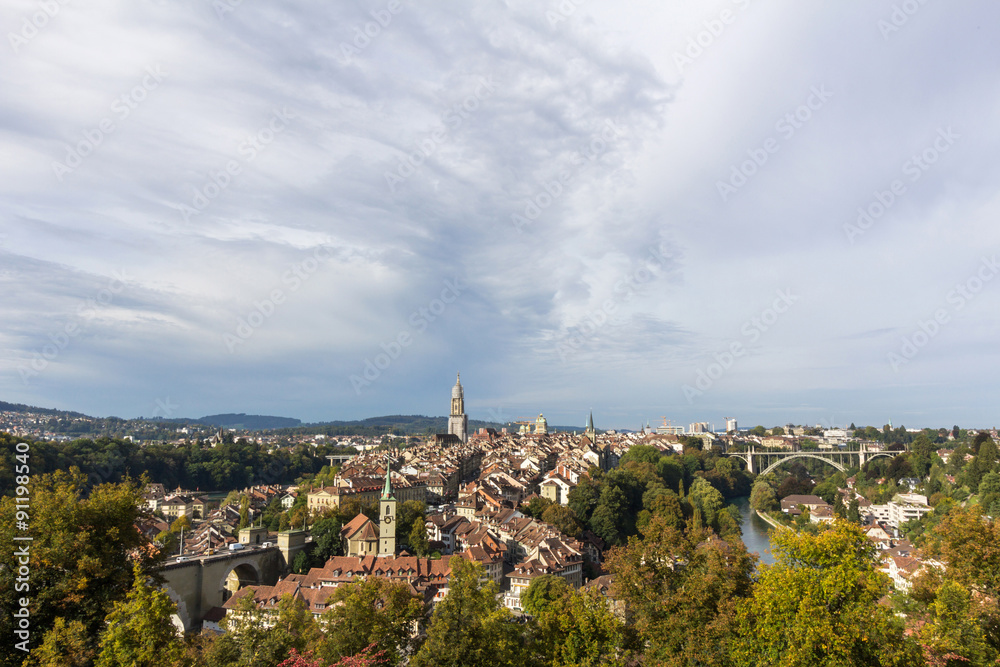 Skyline of Bern, the capital of Switzerland