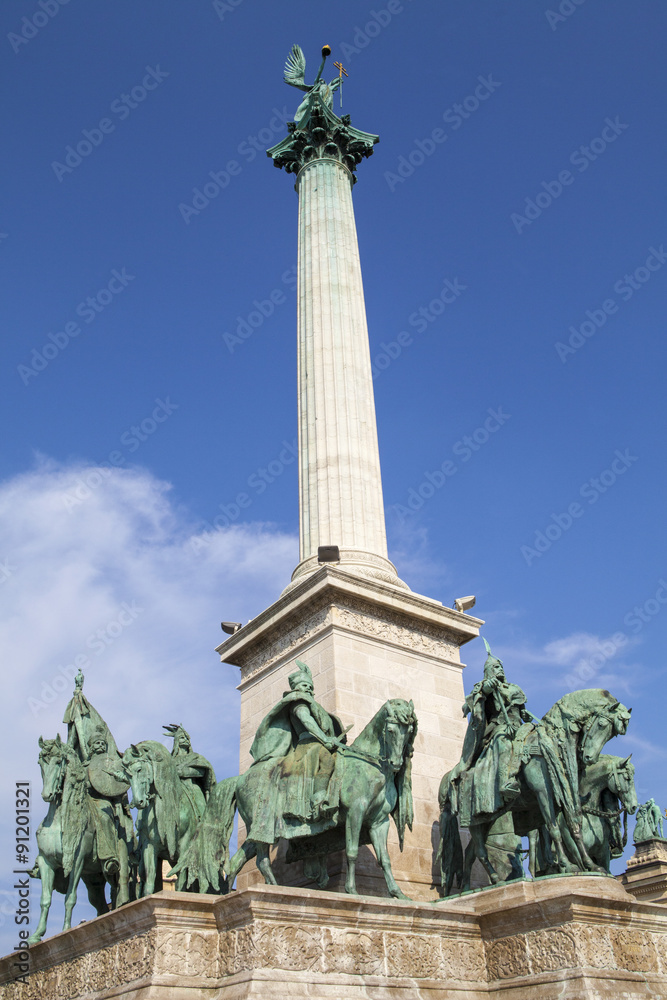 Heroes Square in Budapest Heroes Square in Budapest