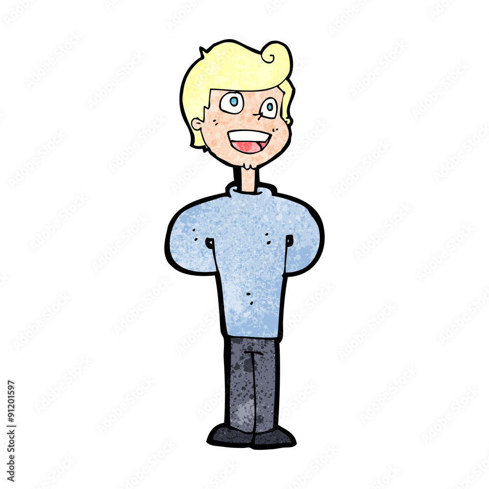 cartoon happy man cartoon happy man