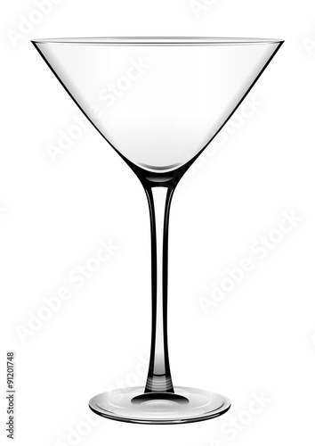 Classic martini glass