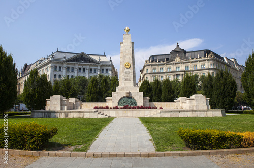 Soviet War Monument in Budapest photo