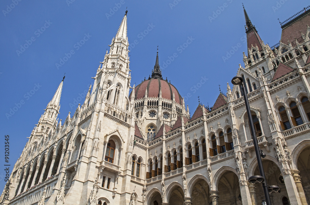 Fototapeta premium Hungarian Parliament Building in Budapest