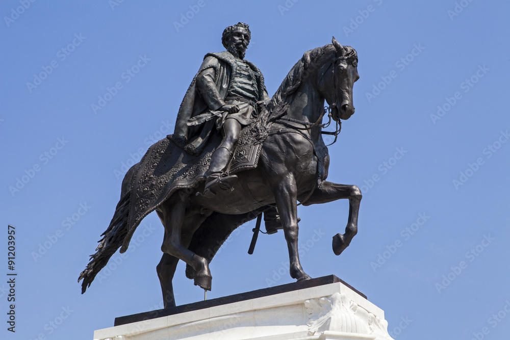 Count Gyula Andrassy Statue in Budapest Count Gyula Andrassy Statue in Budapest