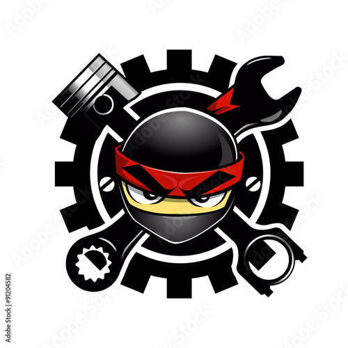 Ninja Auto parts logo