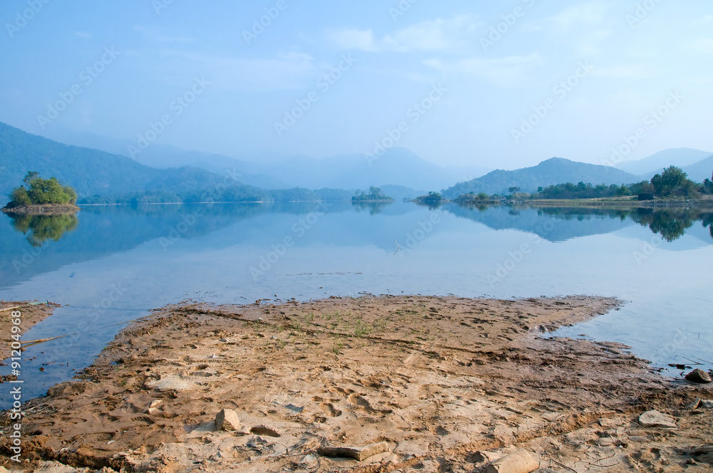 Da Mi lake, Bao Loc, Lam Dong province, Vietnam