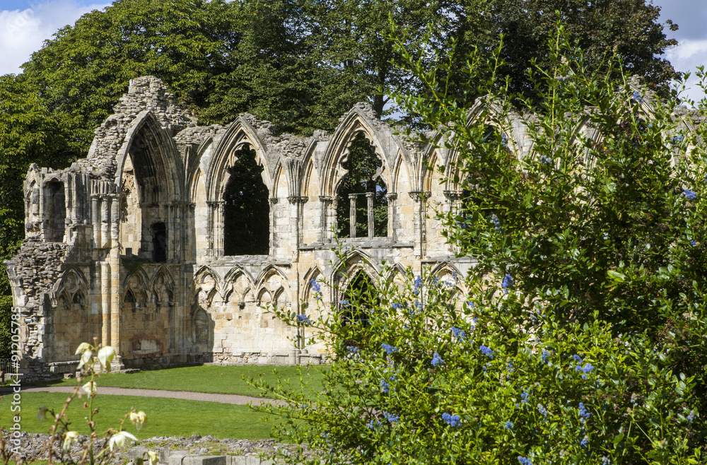 Naklejka premium Bootham Bar and York Minster in York, England.