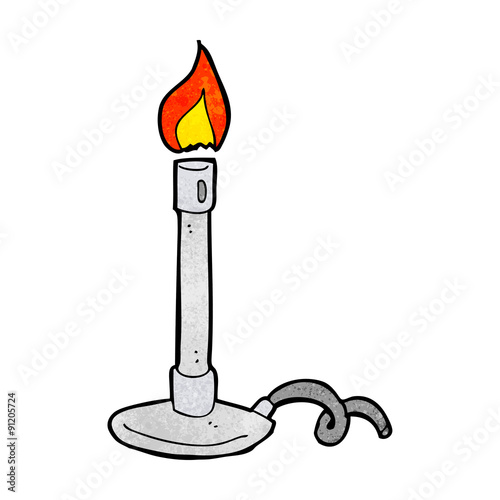 cartoon bunsen burner