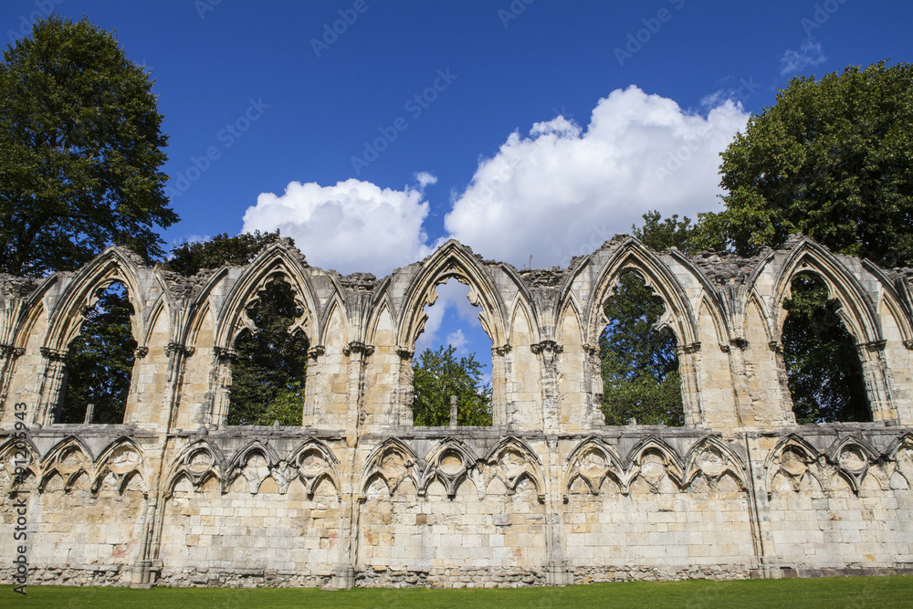 St. Mary's Abbey Ruins in York