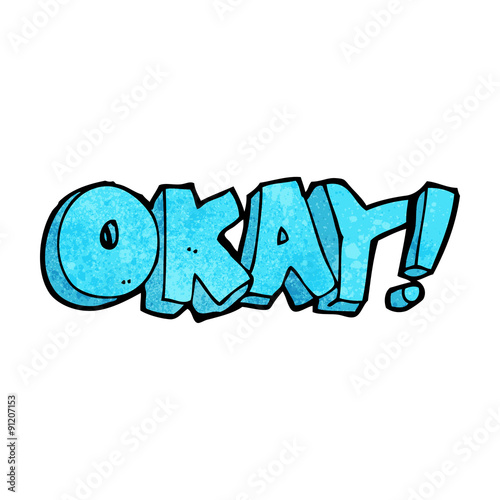 cartoon okay sign