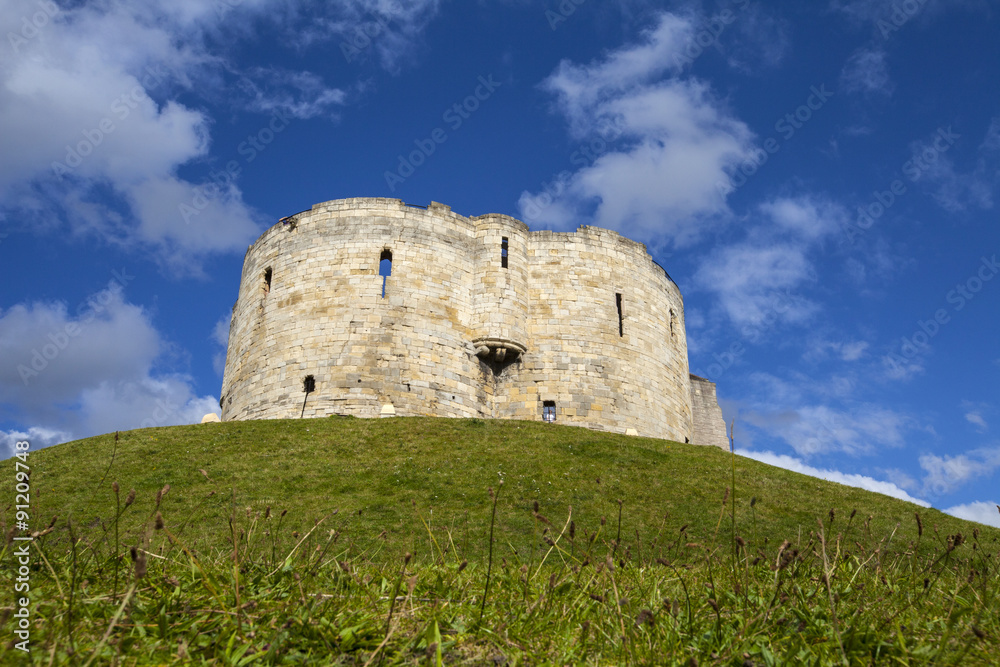 Clifford's Tower in York, England. Clifford's Tower in York, England.