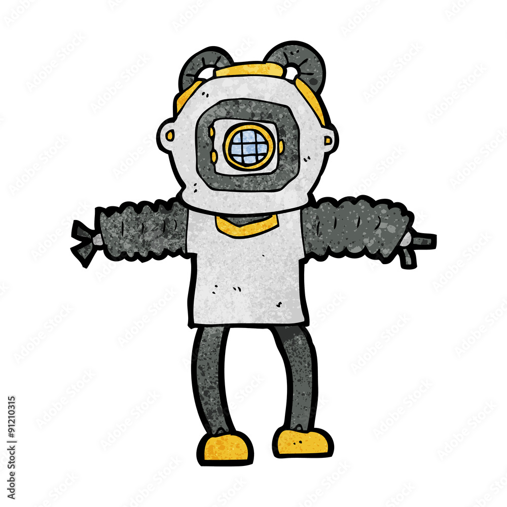 cartoon deep sea diver cartoon deep sea diver