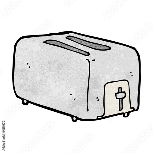 cartoon toaster