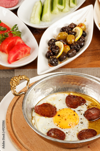 Wallpaper Mural traditional breakfast on the table  Torontodigital.ca