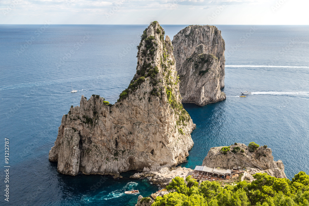 Fototapeta premium Capri island in Italy
