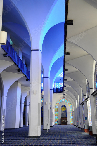 Fotografie Interior of Sultan Salahuddin Abdul Aziz Shah Mosque a