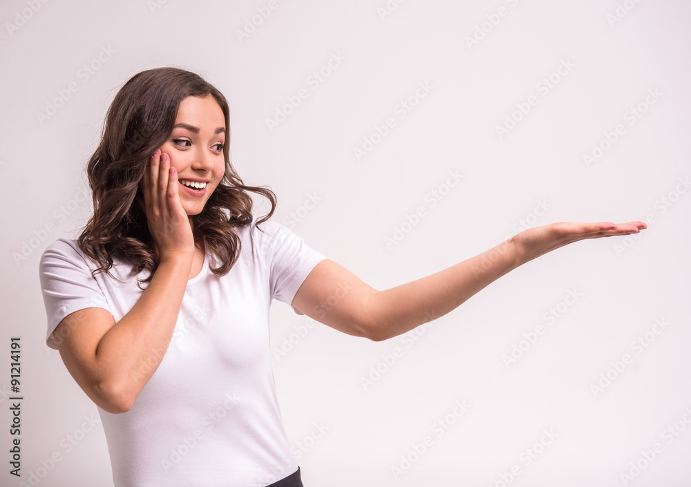 Obraz premium Young woman