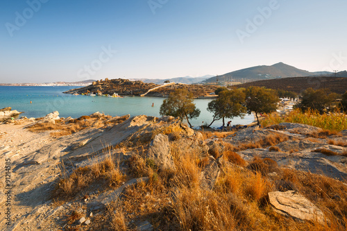 Bild auf Leinwand Landscape near Paros Park in the northern part of Paros island, Greece