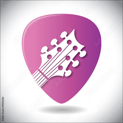 violet pick guitar logo