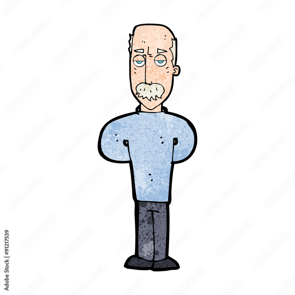 cartoon annoyed balding man cartoon annoyed balding man
