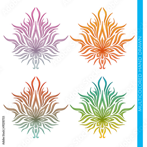 Cannabis Abstract Multicolored
