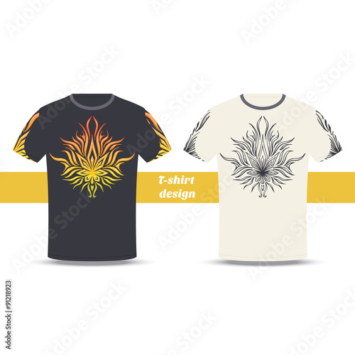 Tshirt Design Abstract Marijuana
