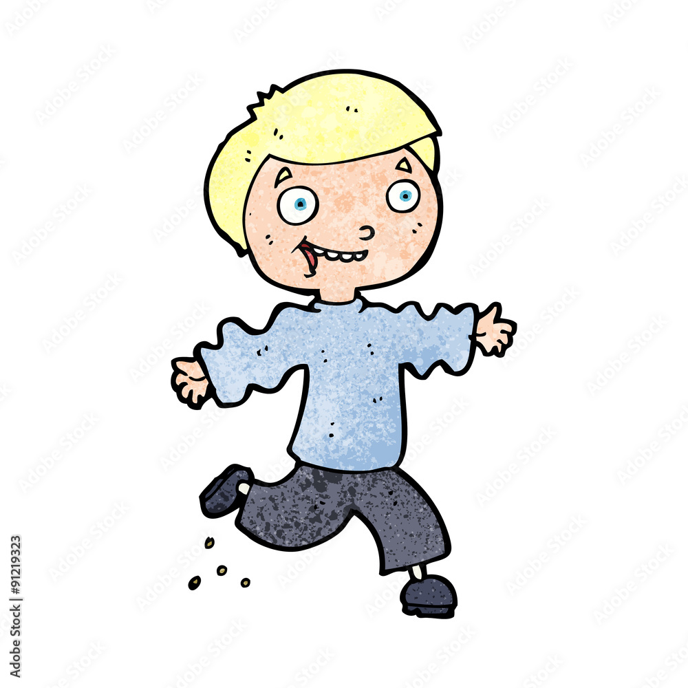 cartoon excited boy cartoon excited boy
