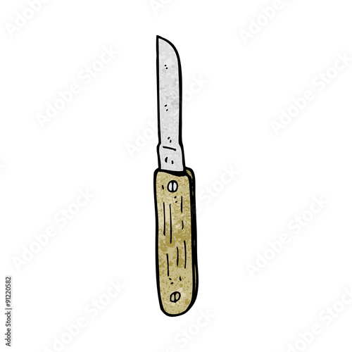cartoon folding knife