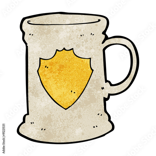cartoon old tankard