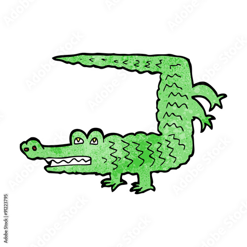 cartoon crocodile