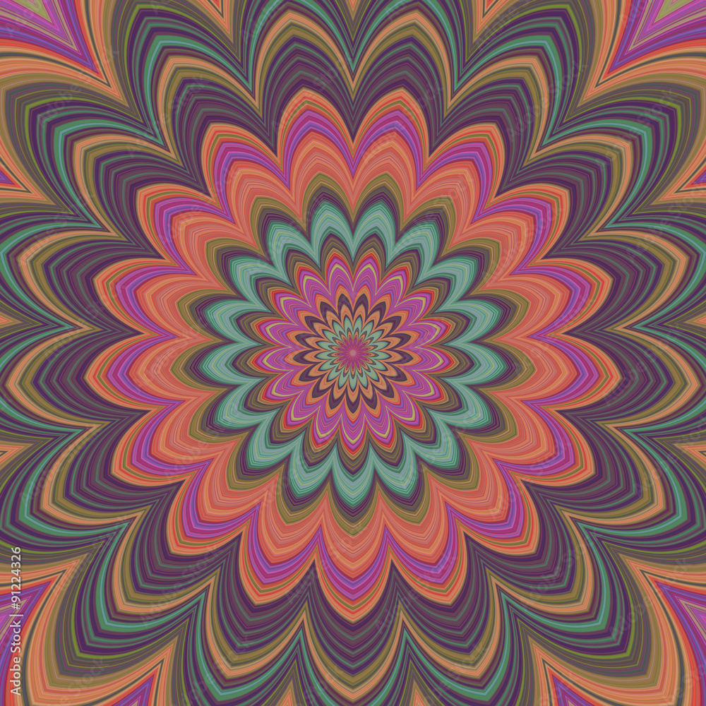Fullscreen generated symmetrical psychadelic flower Fullscreen generated symmetrical psychadelic flower