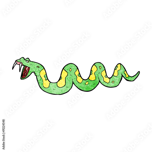 cartoon poisonous snake