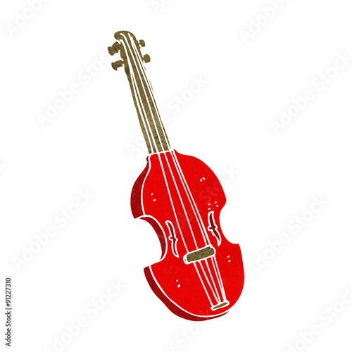 cartoon violin