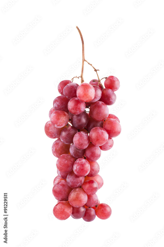 grapes isolated on over white background