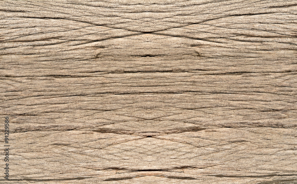 Naklejka premium Weathered wood background