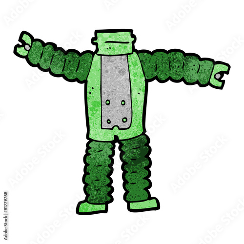 cartoon robot body (mix and match cartoons or add own photos)